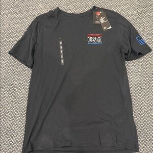 Under Armour Men's Black USA Tee